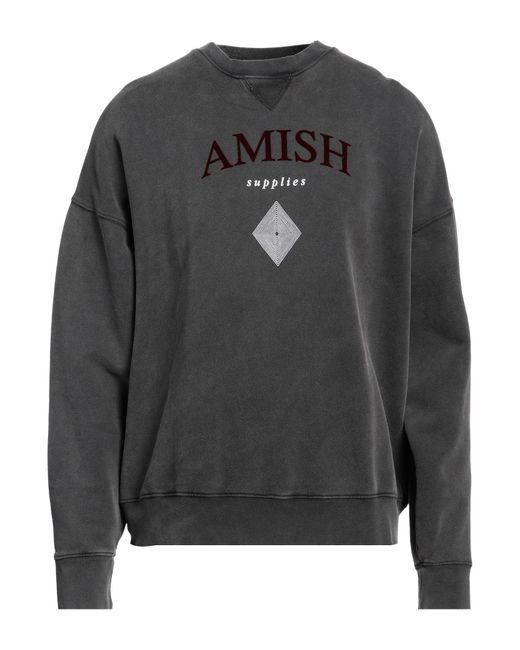 AMISH Gray Steel Sweatshirt Cotton for men
