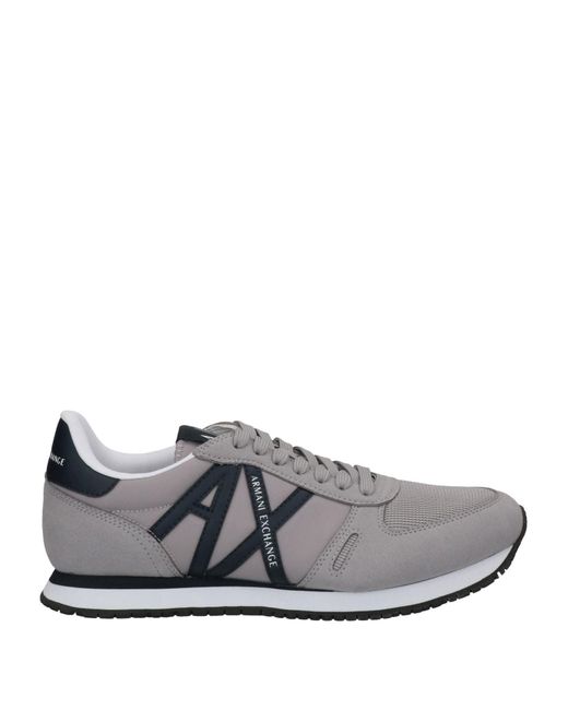 Armani Exchange Gray Trainers for men