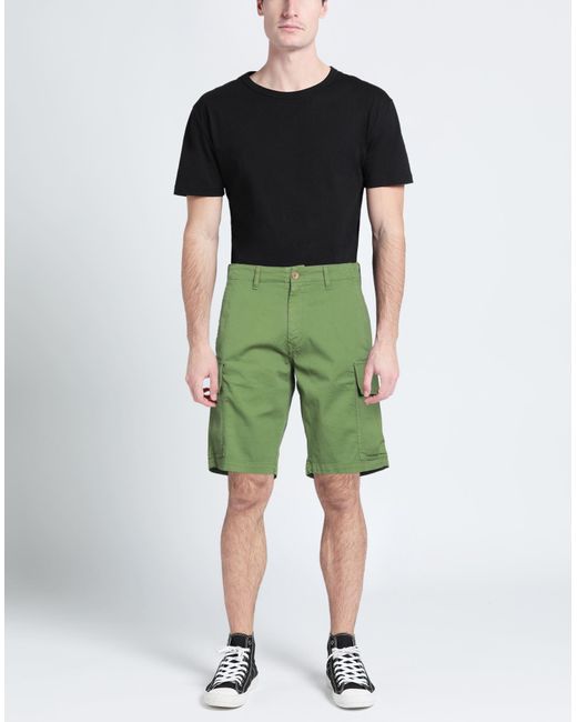 Maison Clochard Green Shorts & Bermuda Shorts for men
