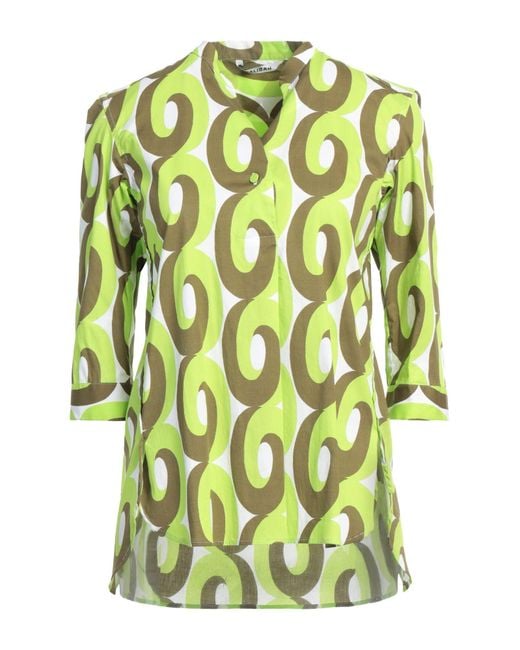 Caliban Green Light Top Cotton, Elastane