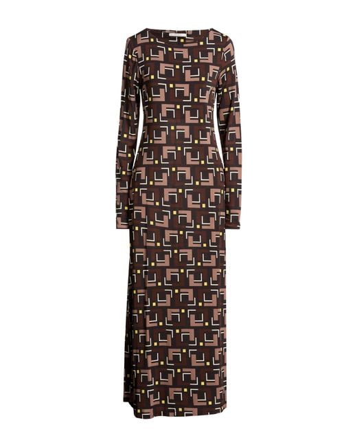 Maliparmi Brown Maxi Dress