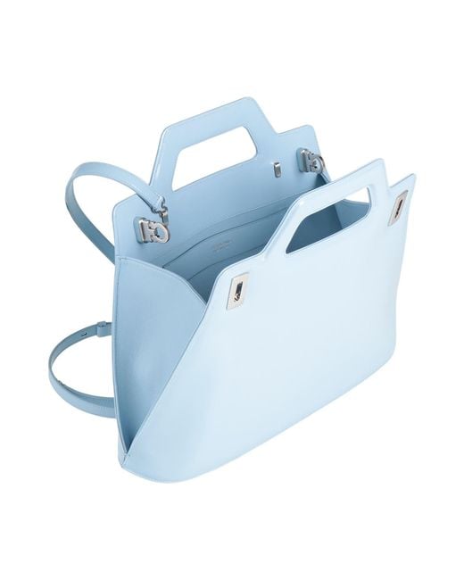 Ferragamo Blue Handbag Calfskin