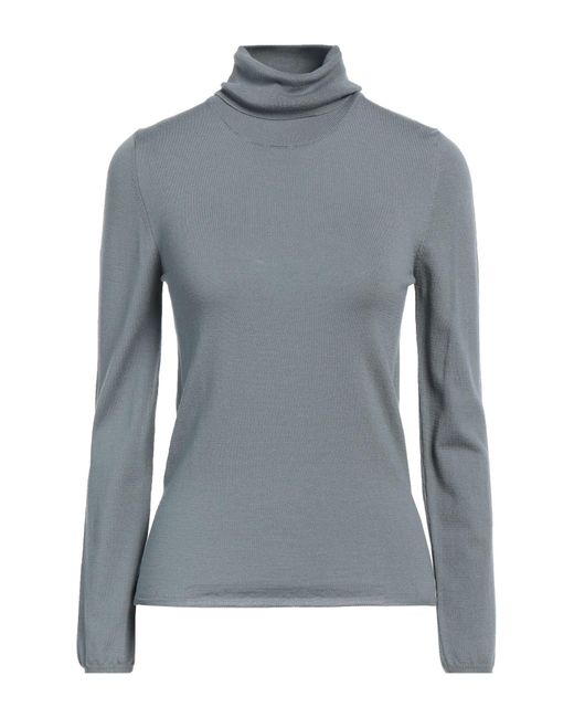 Zanone Blue By Slowear Turtleneck Virgin Wool, Polyamide