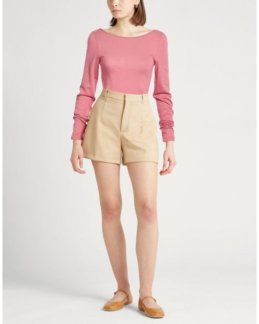 Majestic Filatures Pink Antique Rose T-Shirt Organic Cotton, Cashmere
