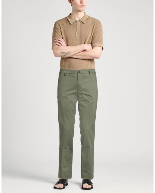 Liu Jo Green Military Pants Cotton, Elastane for men