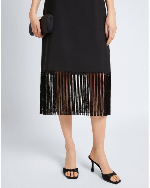 Burberry Black Midi Skirt