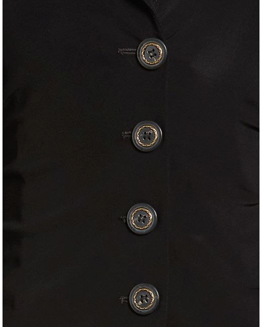 Pinko Black Blazer Viscose, Polyamide, Elastane