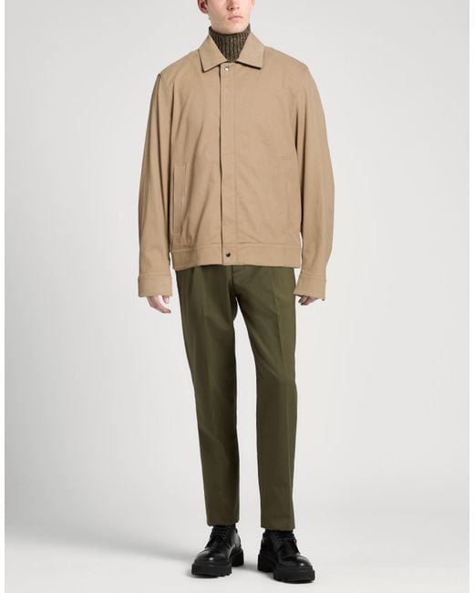 Paul & Shark Natural Khaki Jacket Cotton, Elastane for men