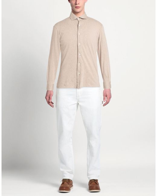 Luigi Borrelli Napoli Natural Shirt Cotton for men