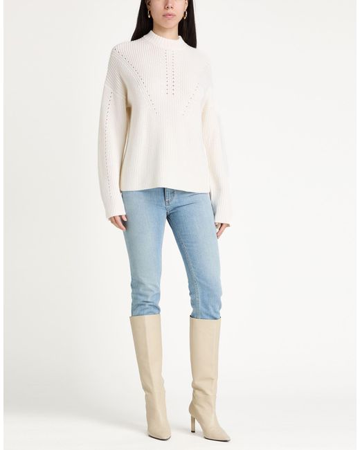 Pullover High de color White