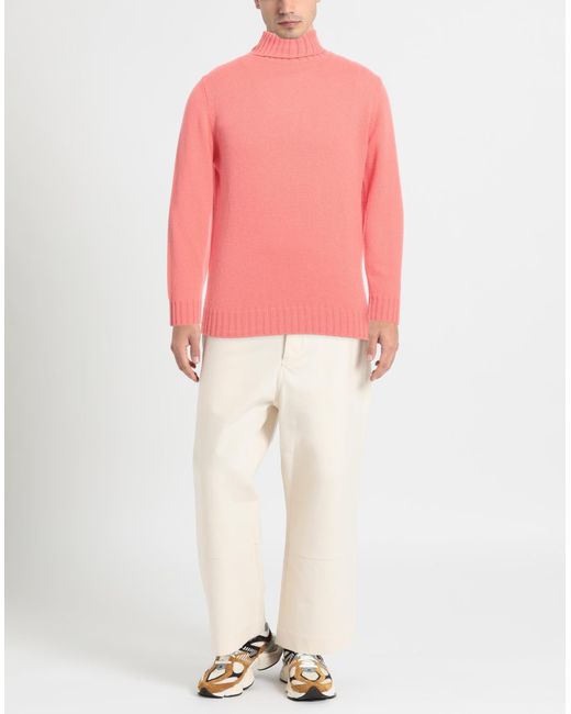 FILIPPO DE LAURENTIIS Rollkragenpullover in Pink für Herren