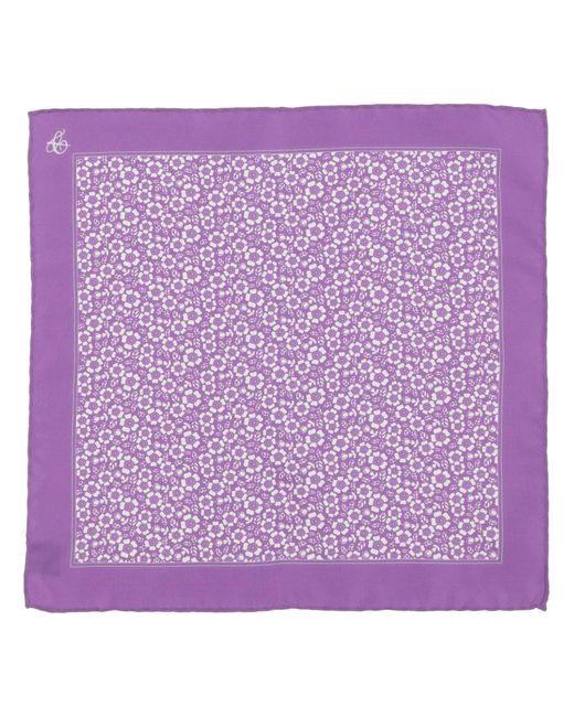 Canali Purple Scarf for men