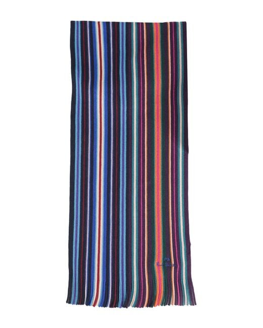 PS by Paul Smith Blue Scarf for men