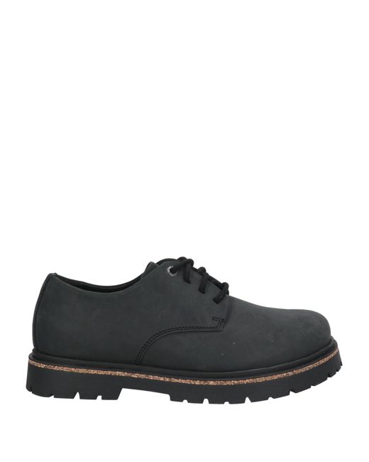 Birkenstock Black Lace-Up Shoes Leather for men