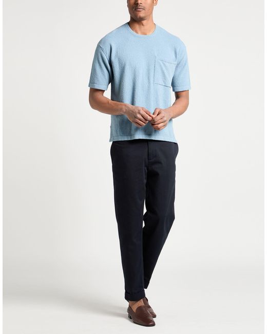 Roberto Collina Blue Sweaters for men