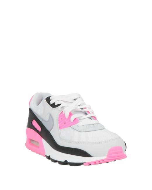 Nike White Sneakers Textile Fibers