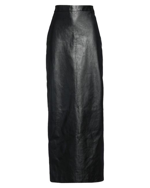 Ann Demeulemeester Black Maxi Skirt