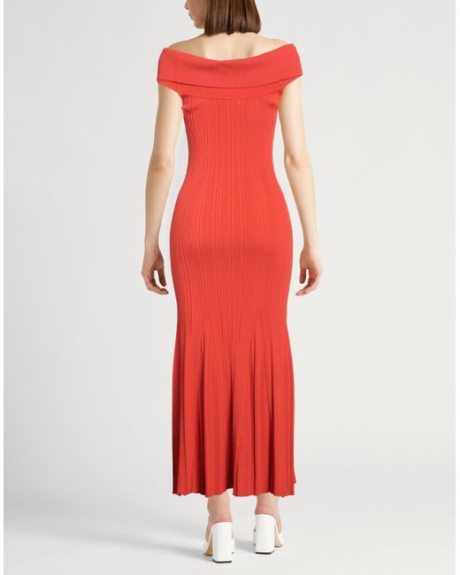 Self-Portrait Red Maxi-Kleid