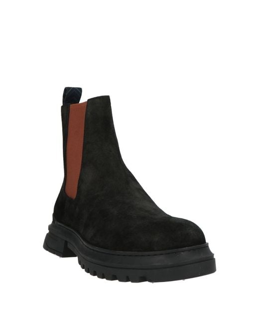 Missoni Black Ankle Boots Leather for men
