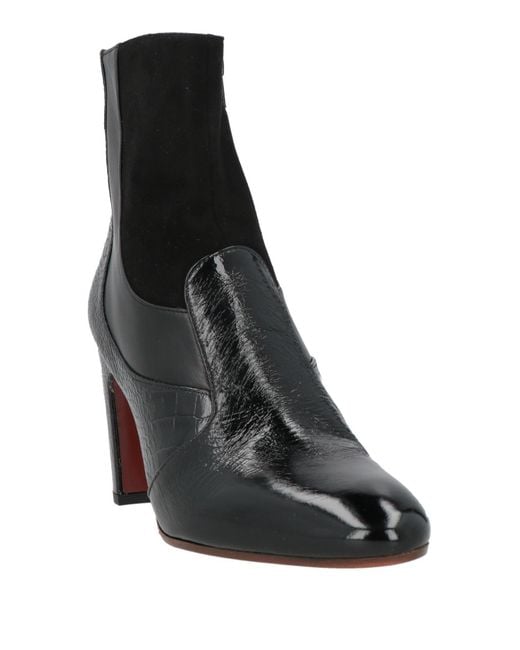 Chie Mihara Black Ankle Boots Leather