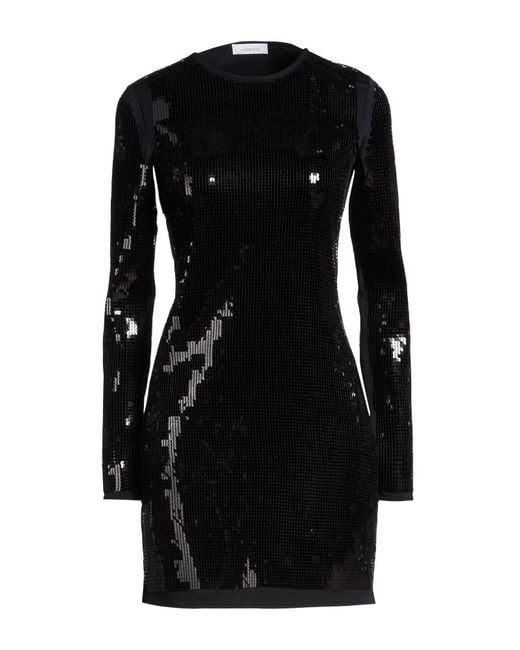 Rabanne Black Mini Dress Viscose, Elastane