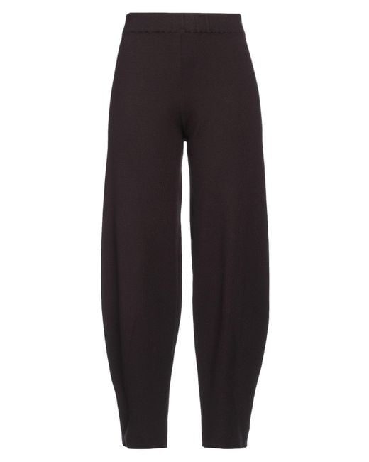 Liviana Conti Blue Dark Pants Viscose, Polyester