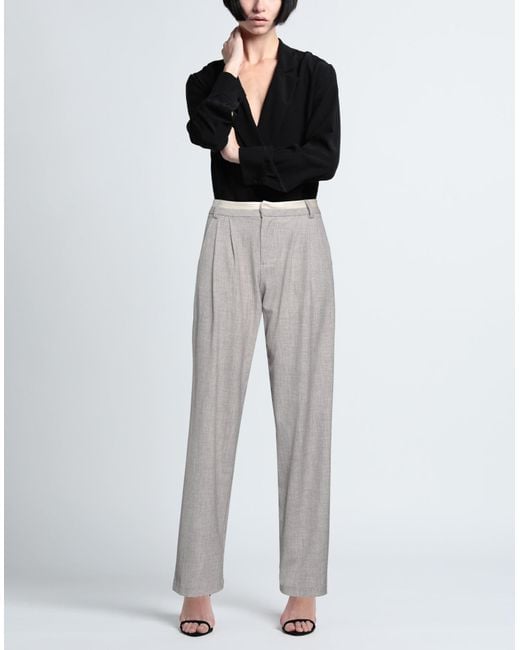 ERMANNO FIRENZE Gray Pants