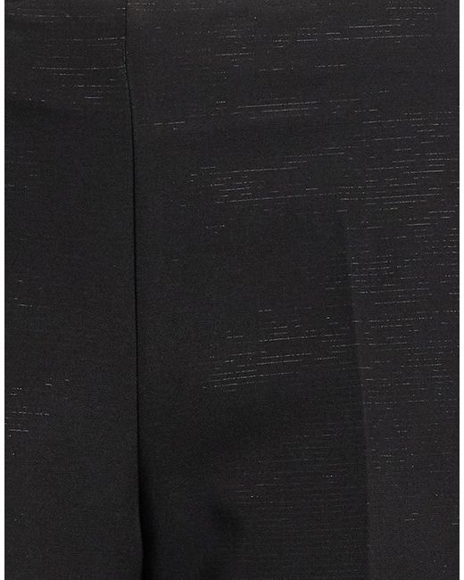 LANACAPRINA Black Pants Polyester, Viscose, Elastane