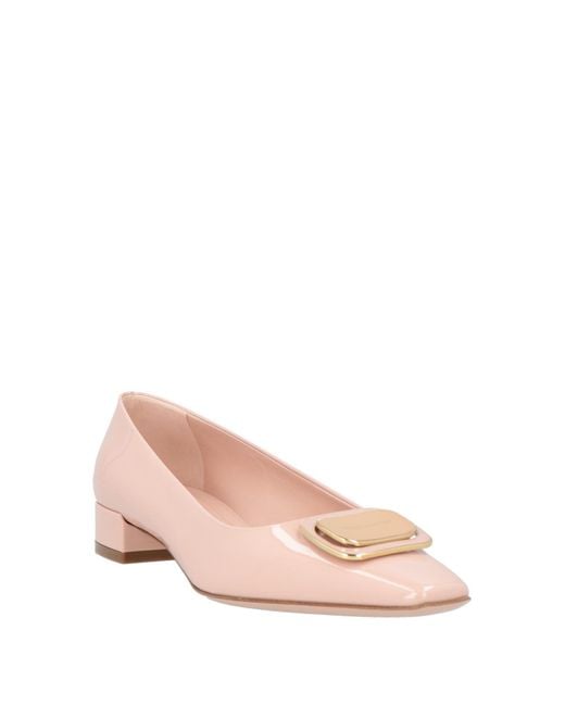 Ferragamo Pink Ballet Flats
