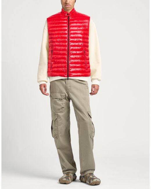 Save The Duck Red Vests for men