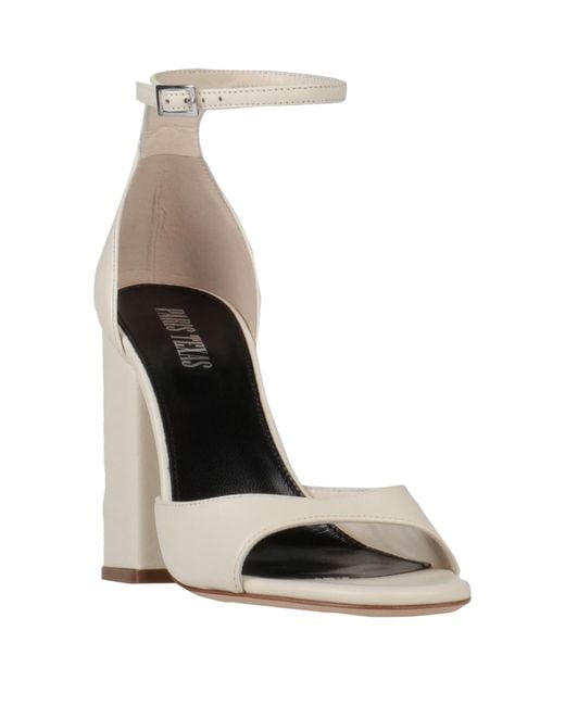 Paris Texas White Sandals