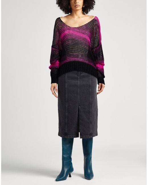 N°21 Red Sweater Mohair Wool, Polyamide, Wool