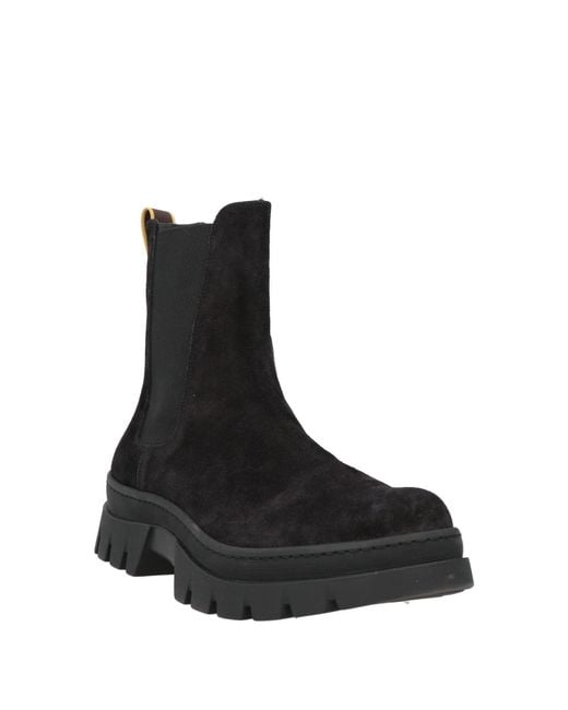Moorer Black Ankle Boots for men