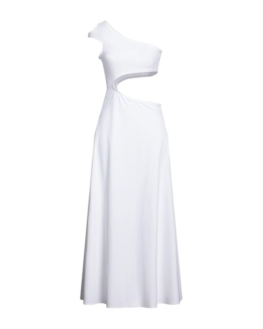 Dodo Bar Or White Midi Dress