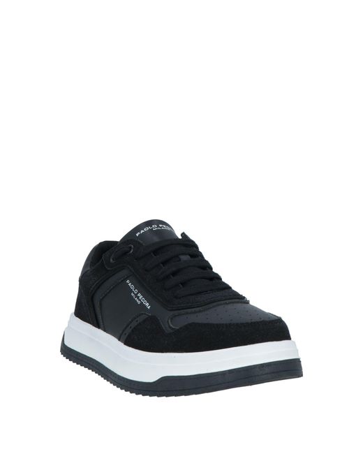 Paolo Pecora Black Trainers for men