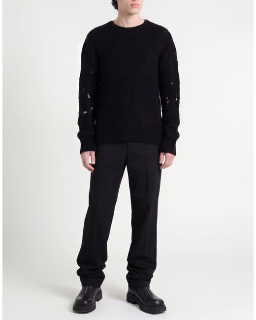 Thom Krom Black Sweater Alpaca Wool, Polyamide for men