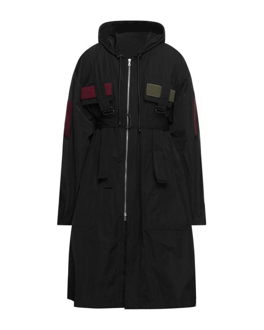 Dries Van Noten Synthetic Overcoat in Black for Men - Lyst