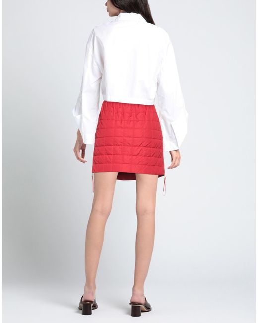 Max Mara Red Mini Skirt