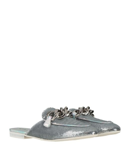 Casadei White Mules & Clogs