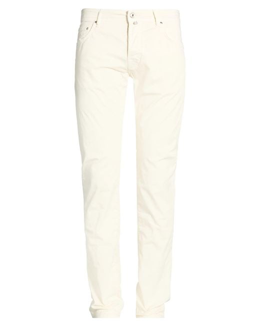 Jacob Cohen White Pants for men