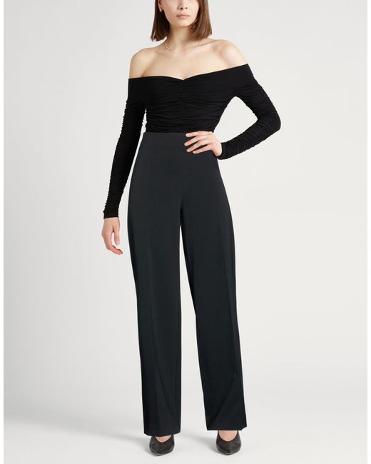 Antonelli Black Pants Polyester, Virgin Wool, Elastane