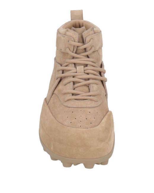 Jil Sander Brown Sand Sneakers Leather