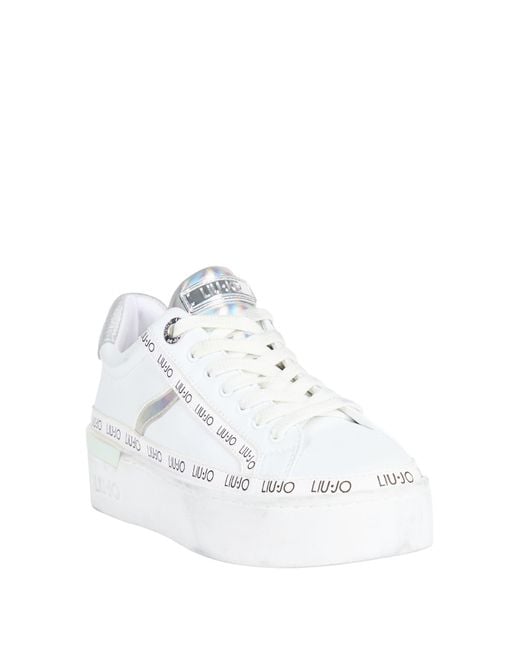 Liu Jo White Sneakers Textile Fibers