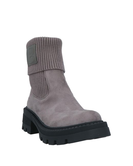 Laura Biagiotti Gray Ankle Boots