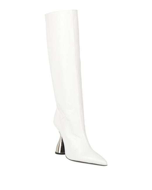 Simon Miller White Boot Leather