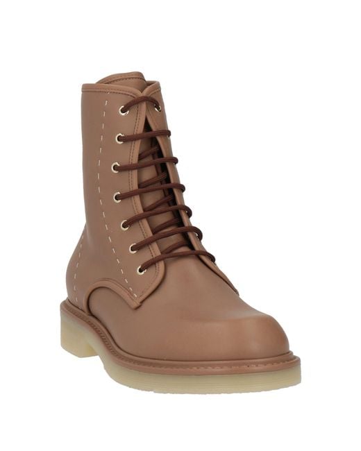 Max Mara Brown Ankle Boots Leather