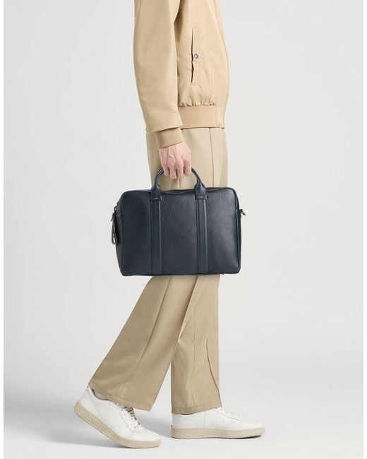 Doucal's Blue Handbag for men