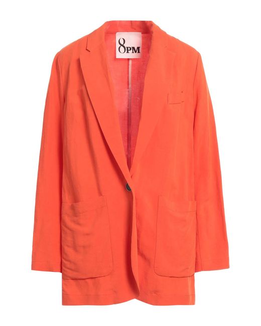 8pm Orange Blazer