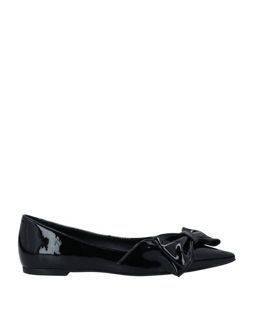 What For Black Ballet Flats