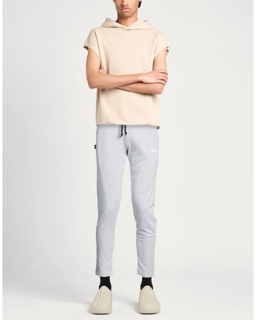 Shoe Gray Light Pants Cotton, Elastane for men